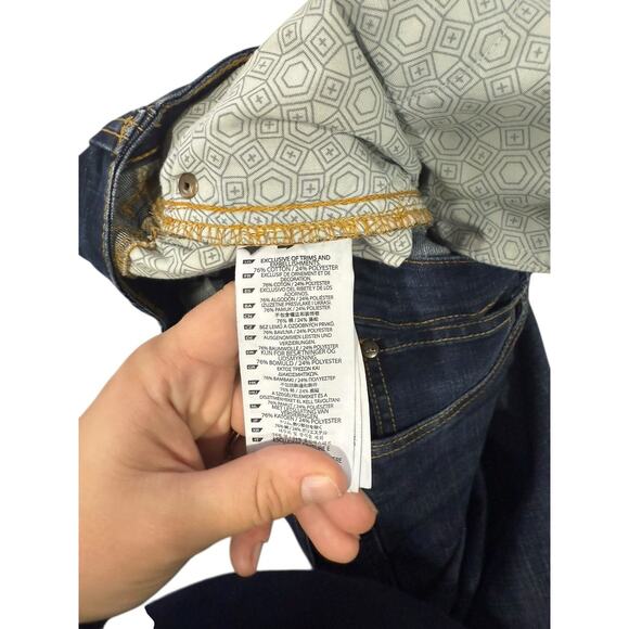 5.11 Tactical Jeans Mens 32x34 Blue Denim Slim Fit Defender Flex Casual Work - Picture 4 of 8